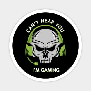 skull gamer, skull player, skull, skeleton, crossbone, Magnet